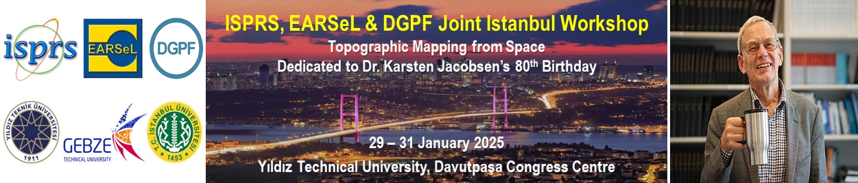 Logo ISPRS, EARSeL & DGPF Joint İstanbul Workshop 2025