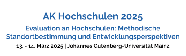 Logo Frühjahrstagung AK Hochschulen 2025