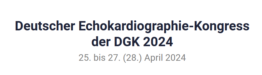 Logo Deutscher Echokardiographie-Kongress 2024