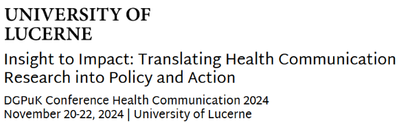 Logo DGPuK Health Communication 2024